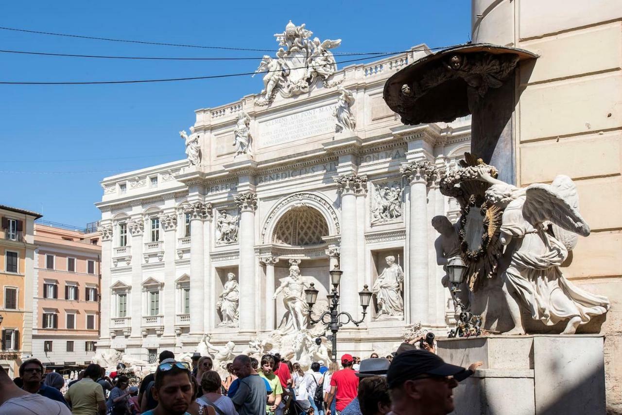 La Finestra Su Fontana Di Trevi - Charming View Lägenhet Rom Exteriör bild